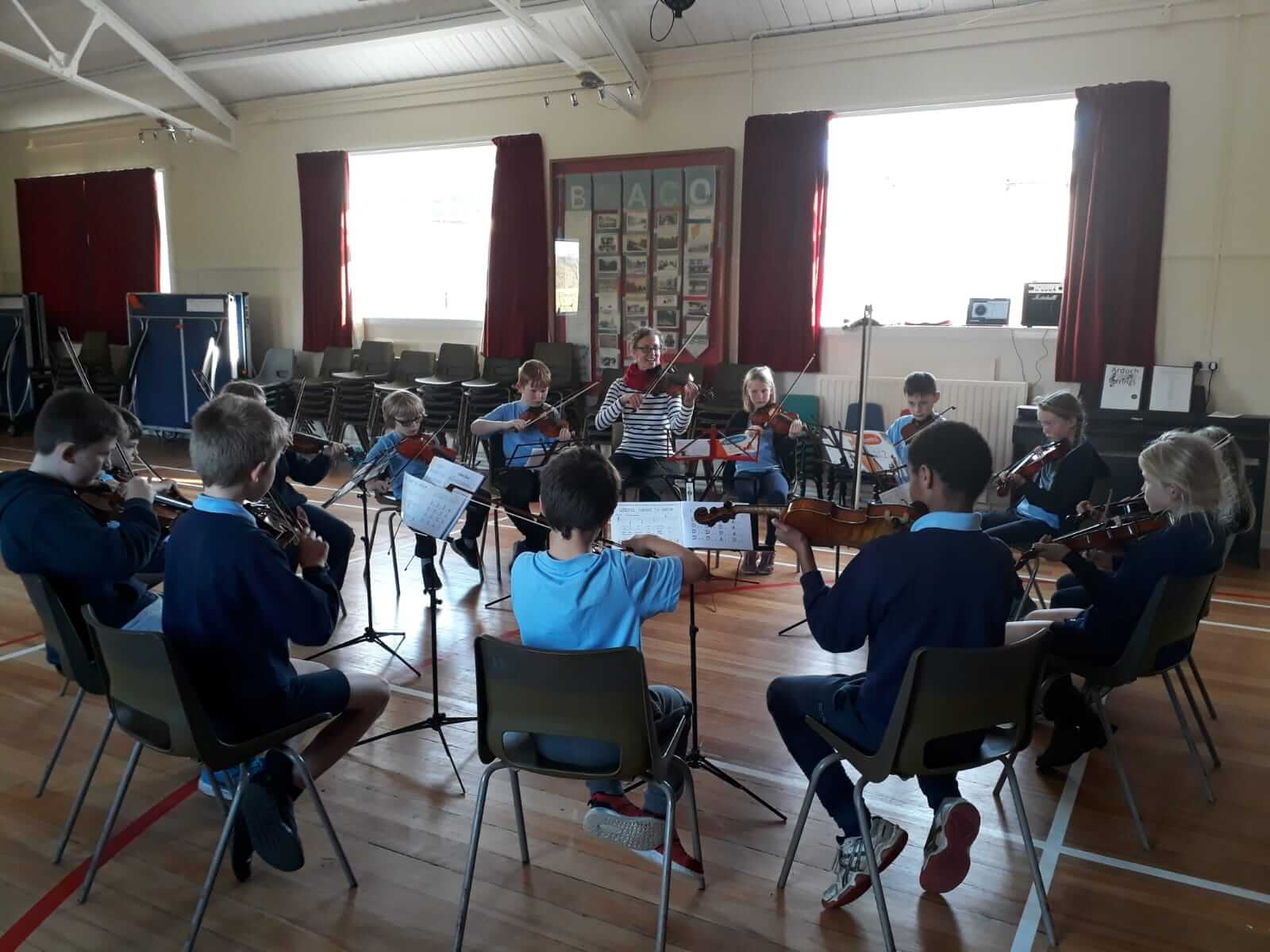 The Ardoch Strings in practice